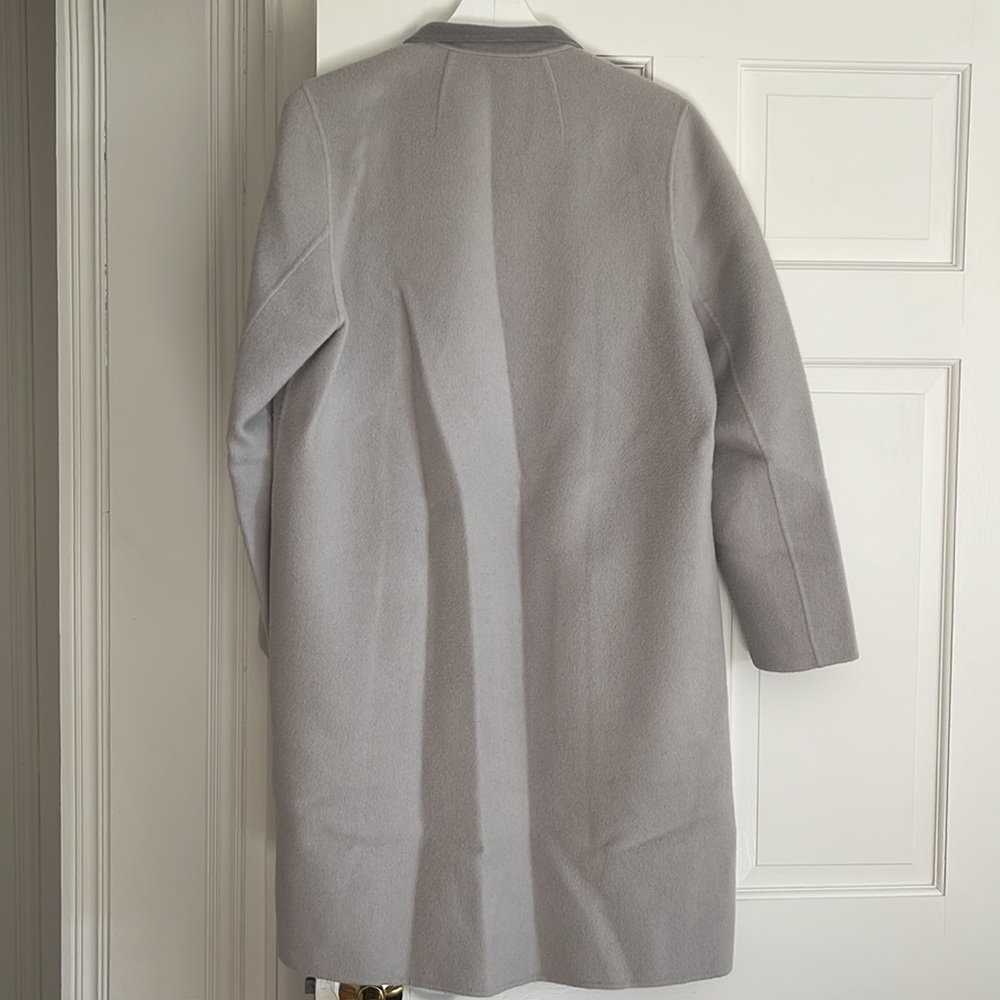 Theory Double Face Wool Bi Color Wool Coat - image 4